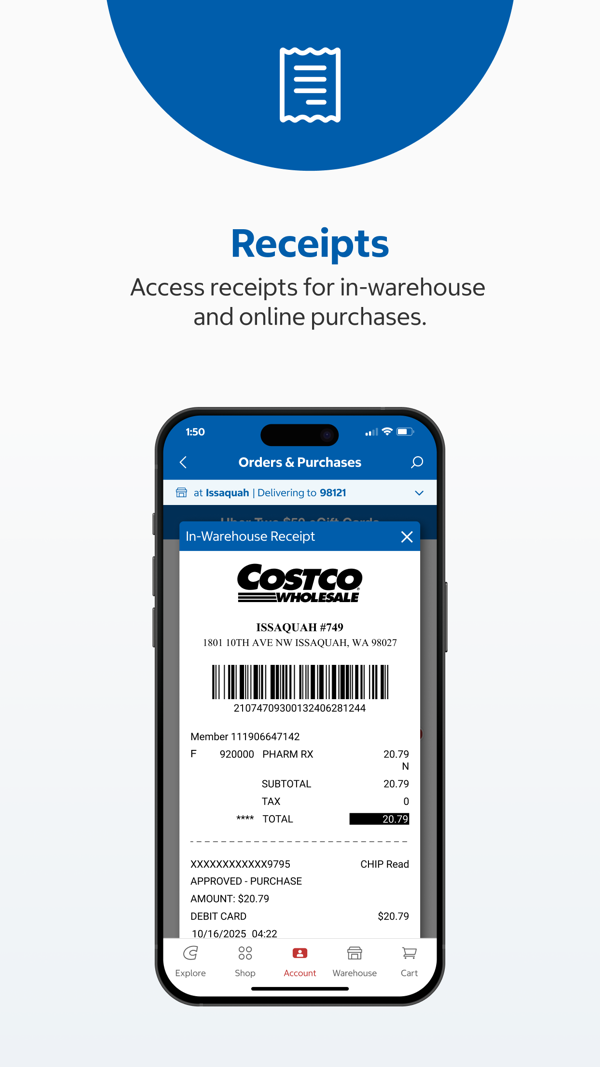 Costco iPhone screenshot 4