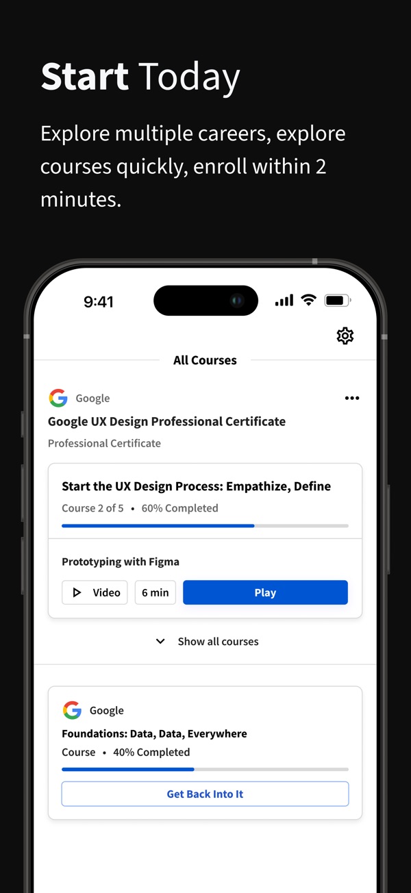 Coursera iPhone screenshot 5