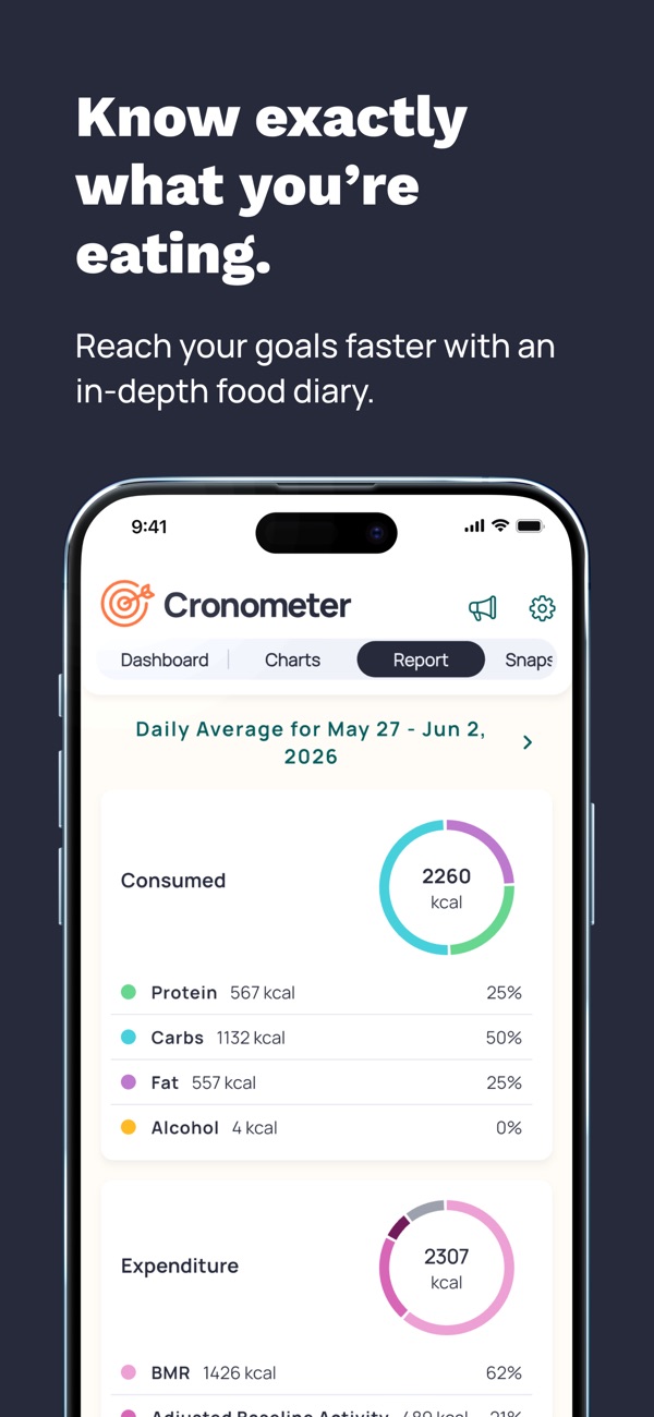 Cronometer iPhone screenshot 6