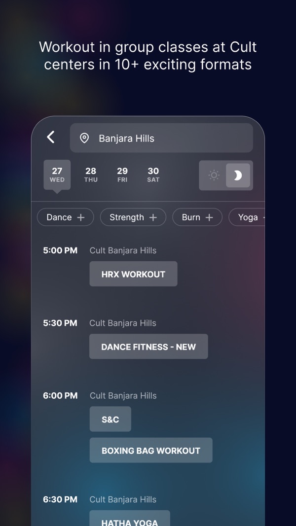 cult.fit Gym Workout & Fitness iPhone screenshot 3