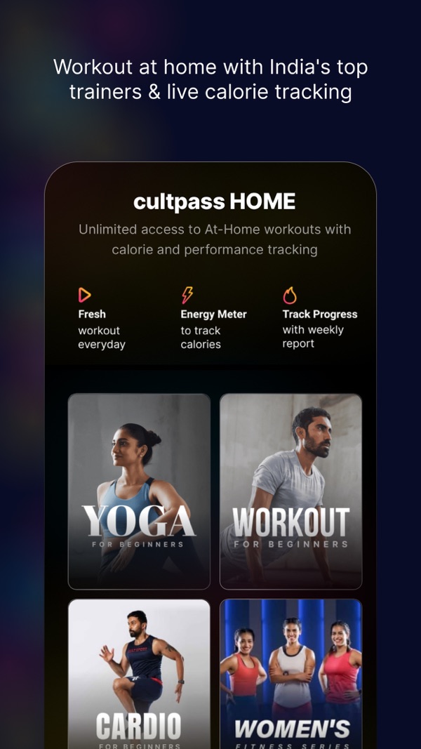 cult.fit Gym Workout & Fitness iPhone screenshot 5