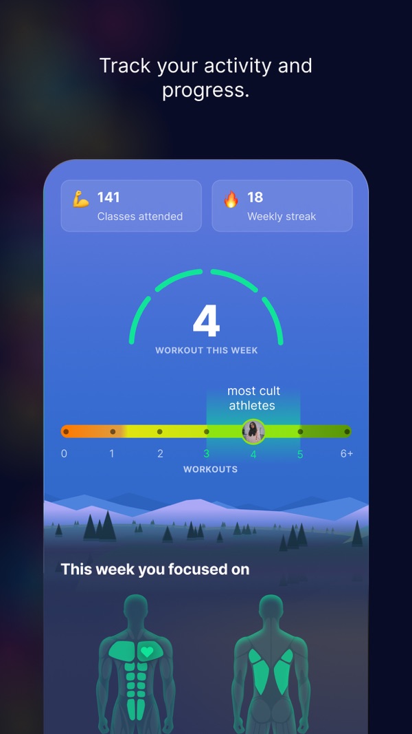 cult.fit Gym Workout & Fitness iPhone screenshot 1