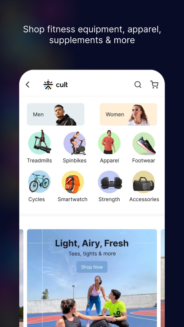 cult.fit Gym Workout & Fitness iPhone screenshot 6