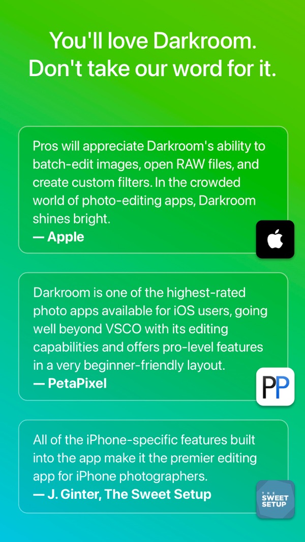 Darkroom iPhone screenshot 10