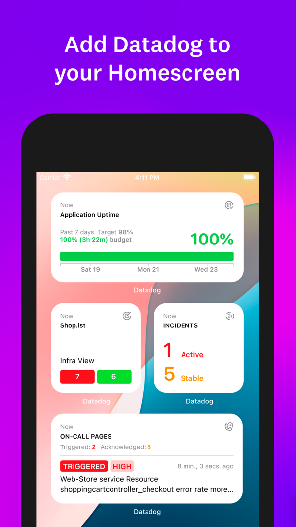 Datadog iPhone screenshot 10