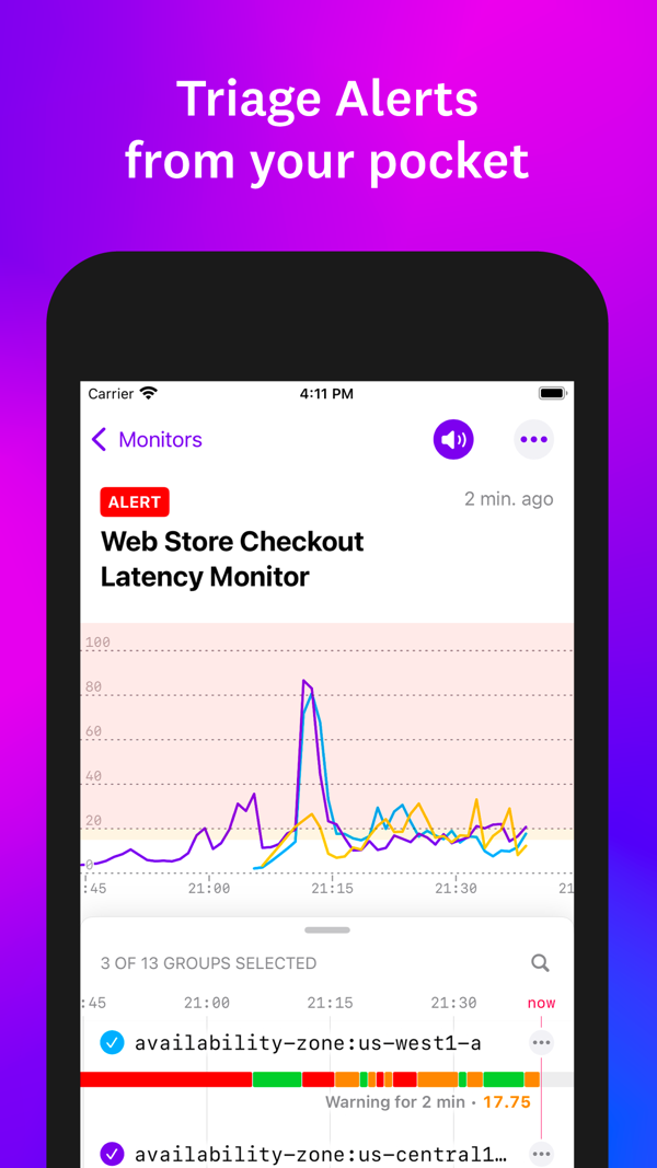 Datadog iPhone screenshot 3