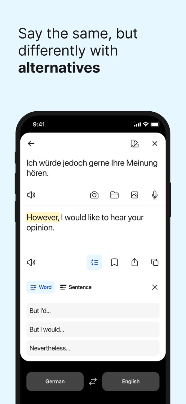 DeepL Translate iPhone screenshot 4