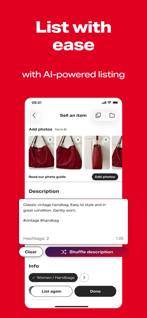 Depop iPhone screenshot 3