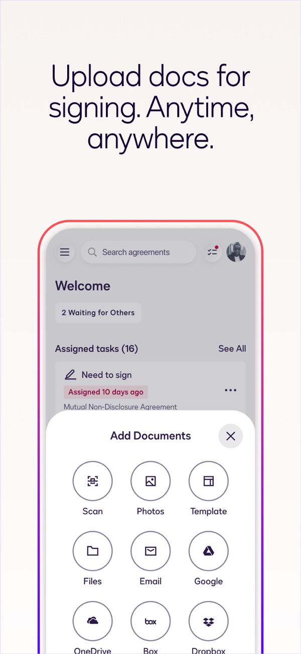 Docusign iPhone screenshot 6