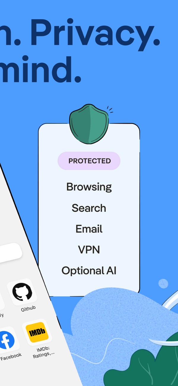 DuckDuckGo, optional Duck.ai iPhone screenshot 2