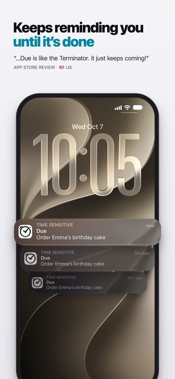 Due iPhone screenshot 1