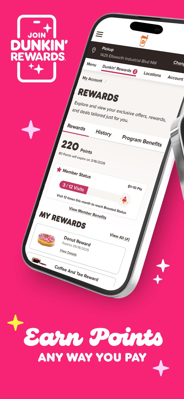Dunkin' iPhone screenshot 2