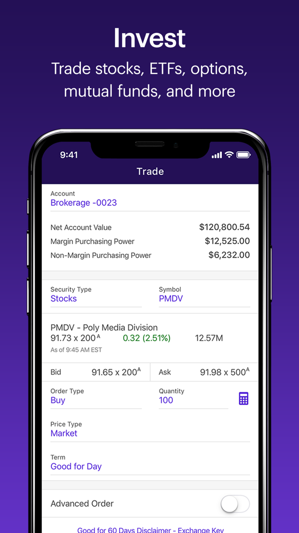 E*TRADE iPhone screenshot 3
