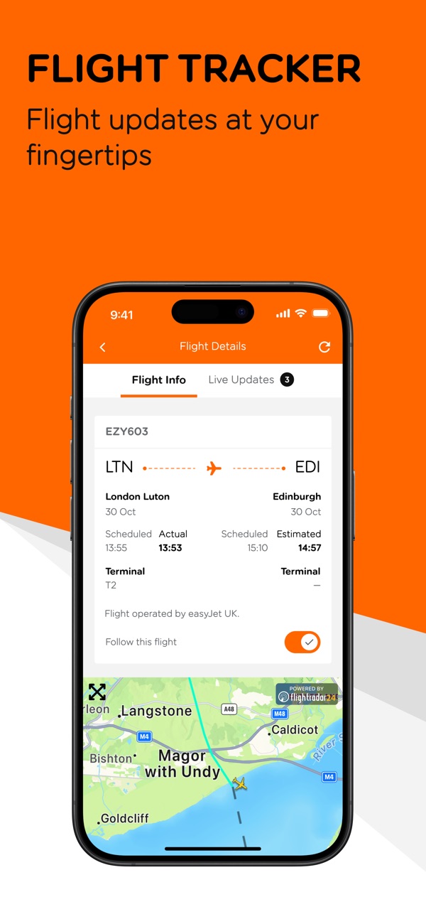 easyJet iPhone screenshot 4
