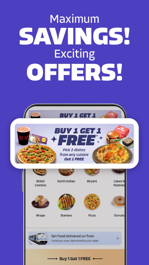 EatSure Food Delivery iPhone screenshot 2