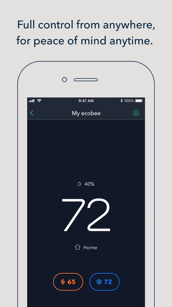 ecobee by Generac iPhone screenshot 2
