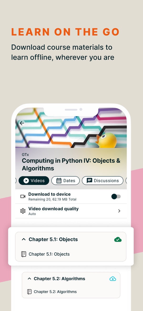 edX online learning iPhone screenshot 5