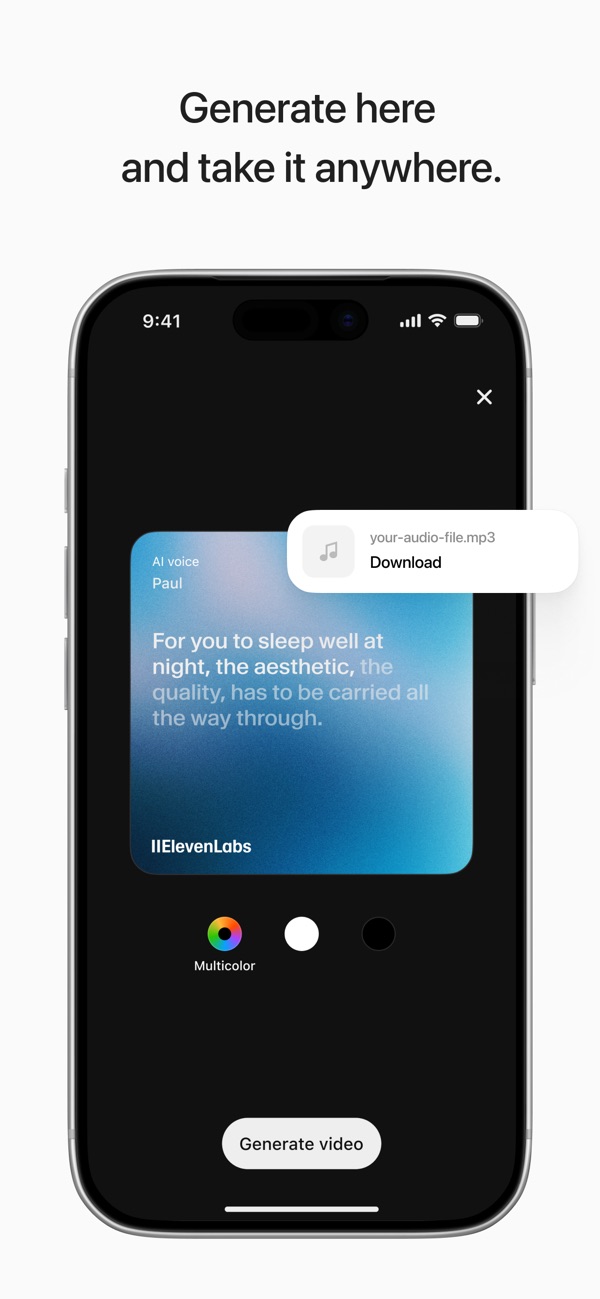 ElevenLabs iPhone screenshot 8