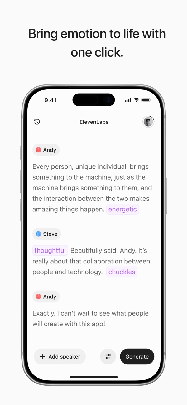 ElevenLabs iPhone screenshot 6