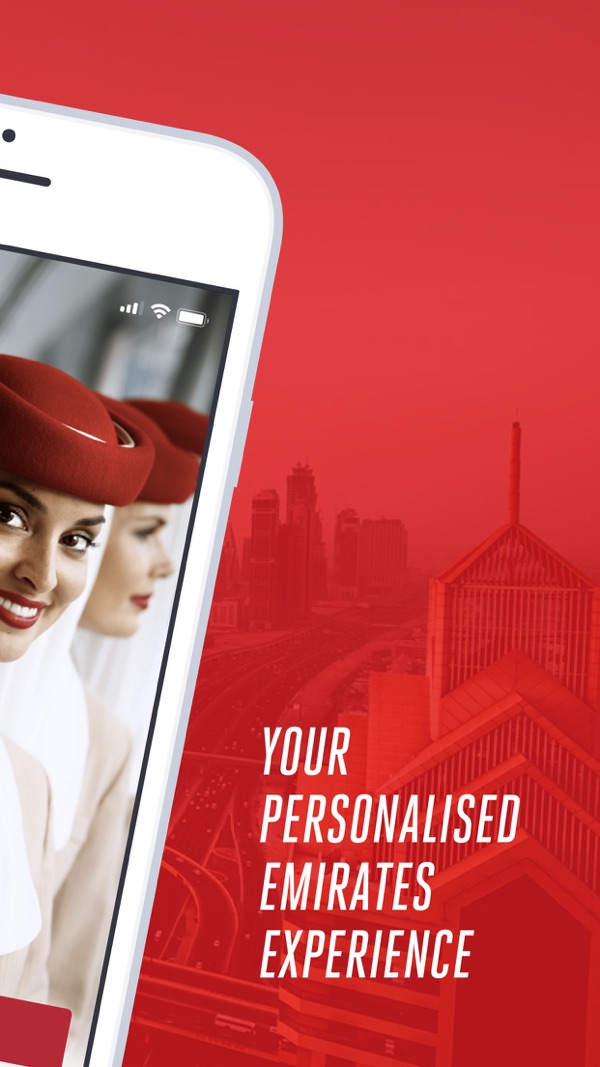 Emirates iPhone screenshot 2