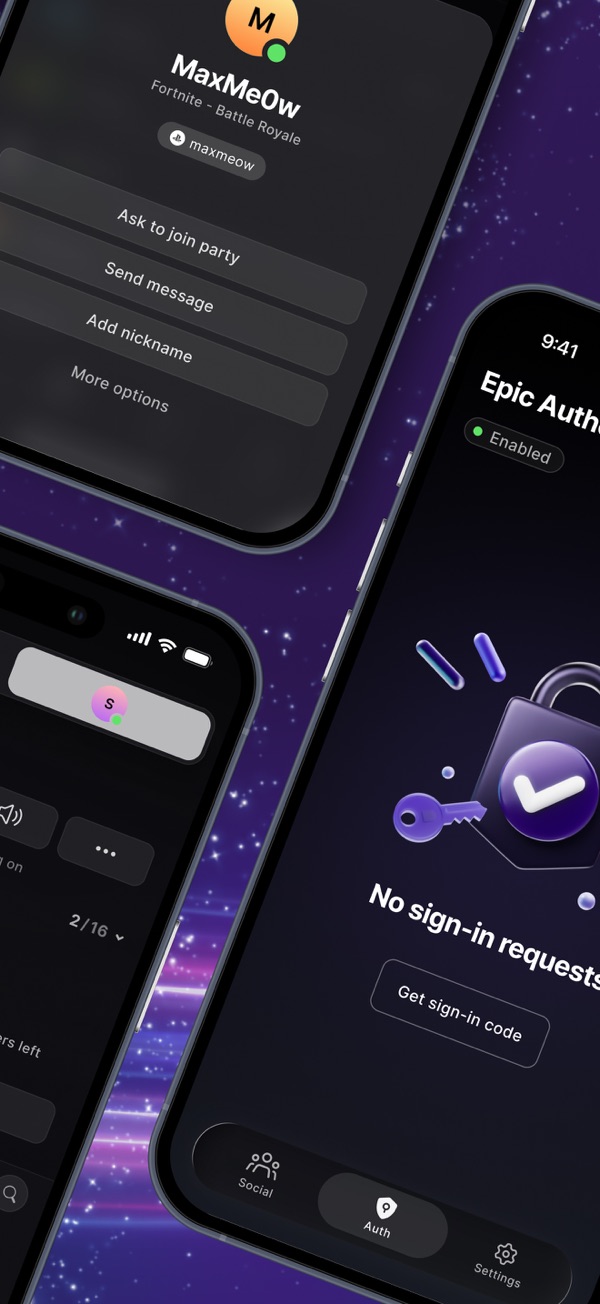 Epic Games iPhone screenshot 2