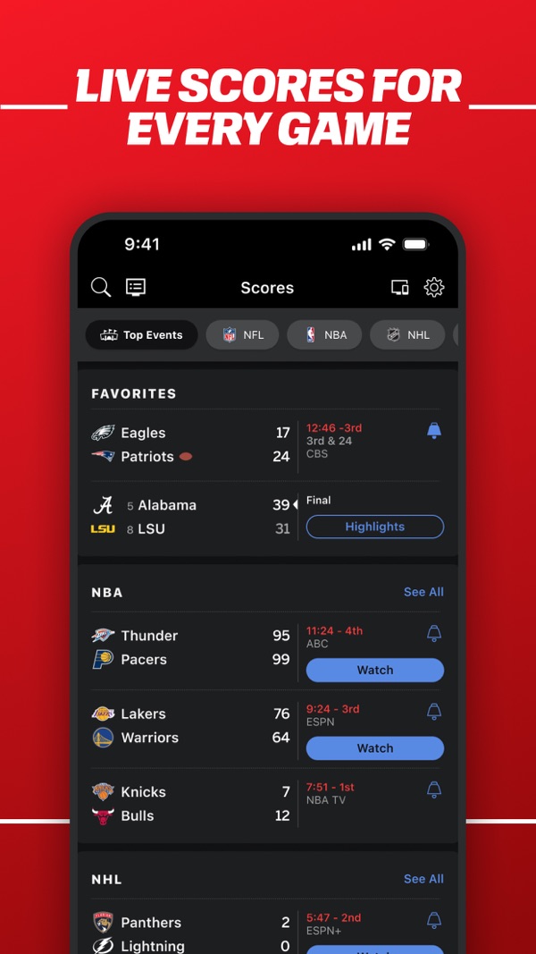 ESPN iPhone screenshot 8