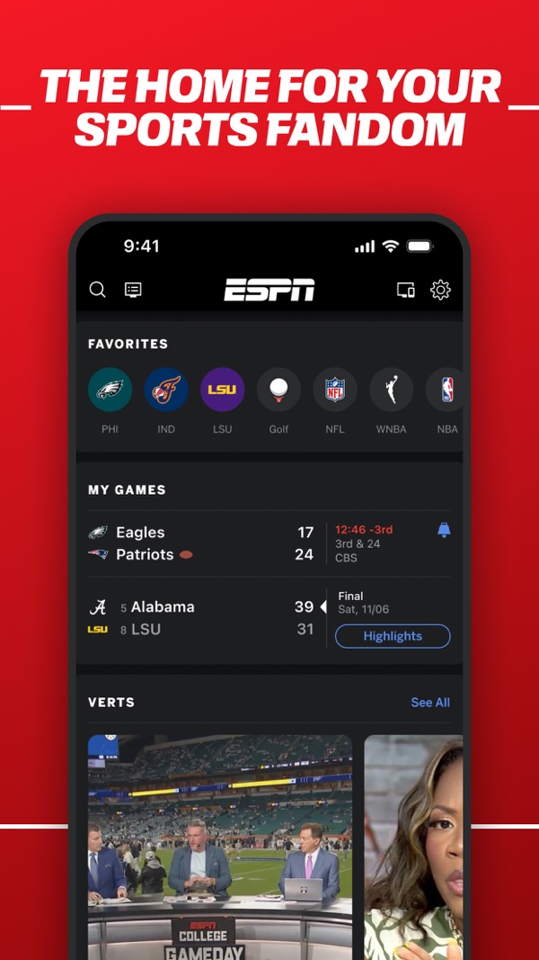ESPN iPhone screenshot 2