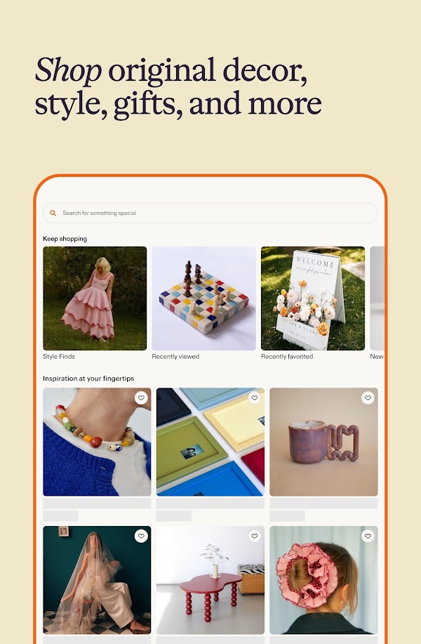 Etsy Android tablet screenshot 10