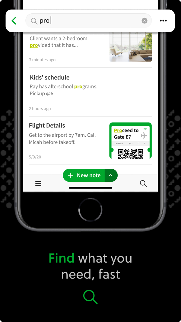 Evernote iPhone screenshot 3