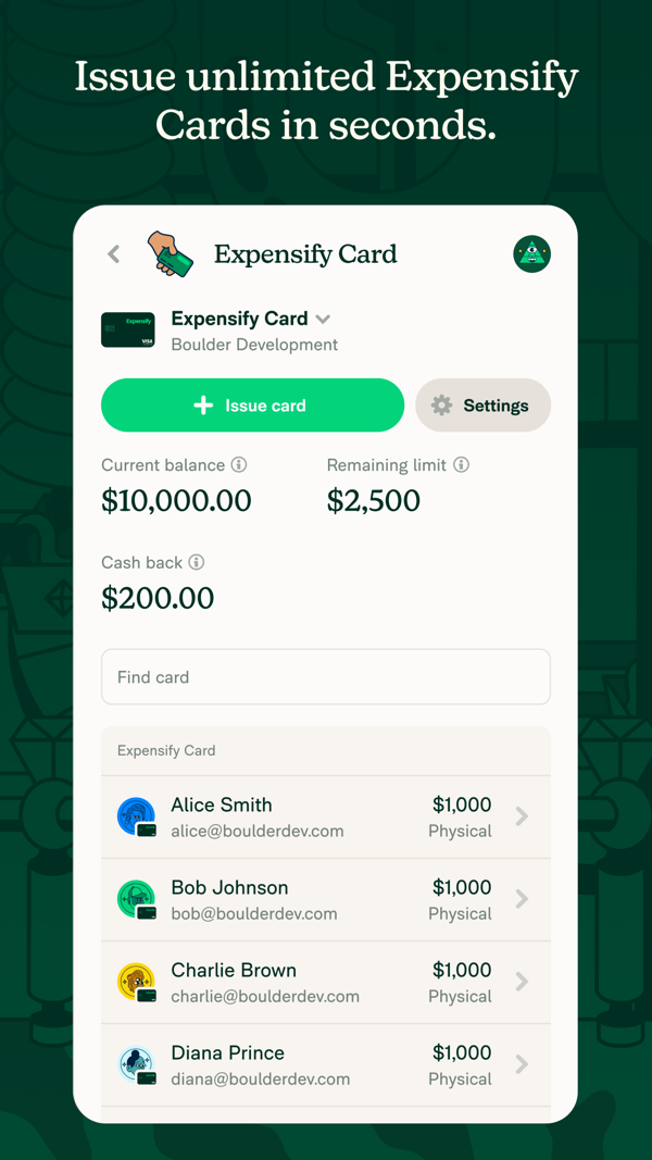 Expensify iPhone screenshot 4