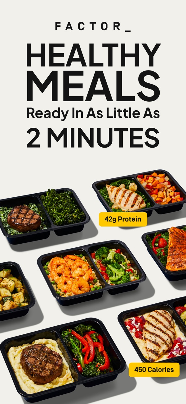 Factor_ Prepared Meal Delivery iPhone screenshot 1