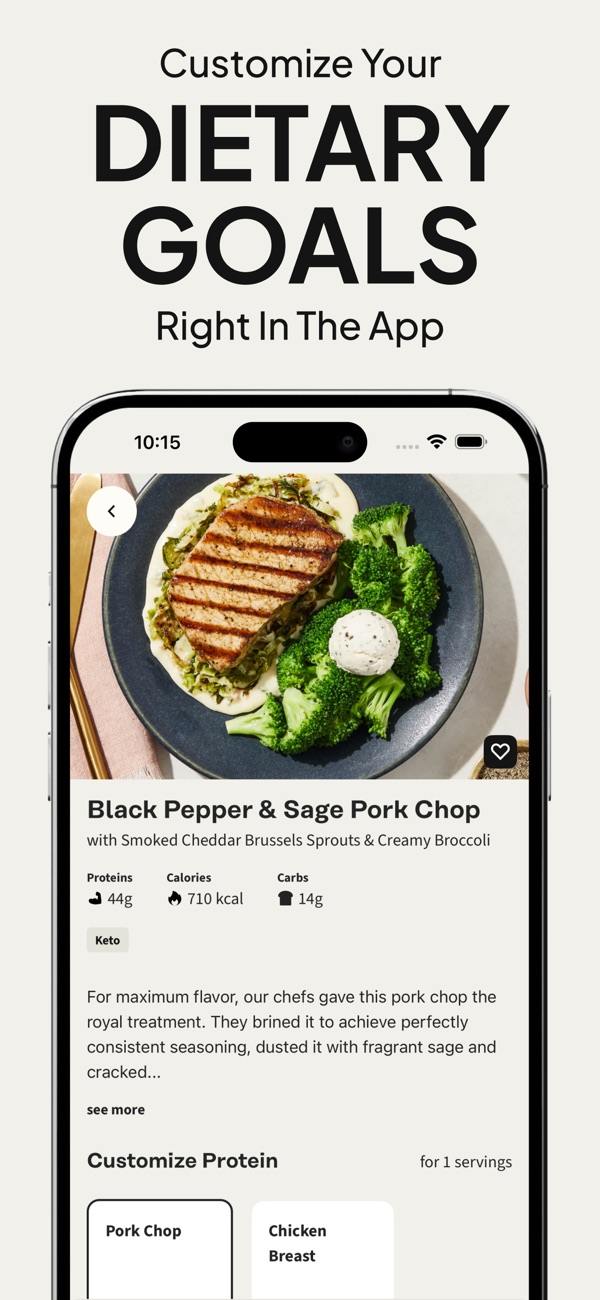 Factor_ Prepared Meal Delivery iPhone screenshot 3