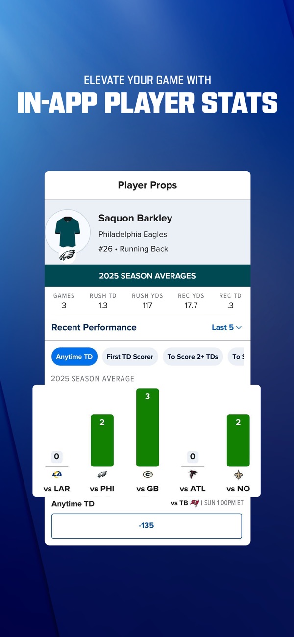 FanDuel Sportsbook & Casino iPhone screenshot 6