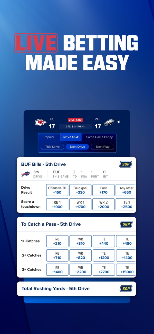 FanDuel Sportsbook & Casino iPhone screenshot 5