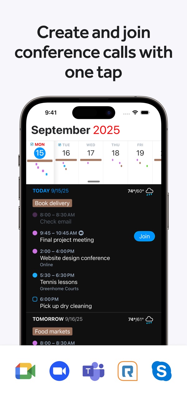 Fantastical Calendar iPhone screenshot 9