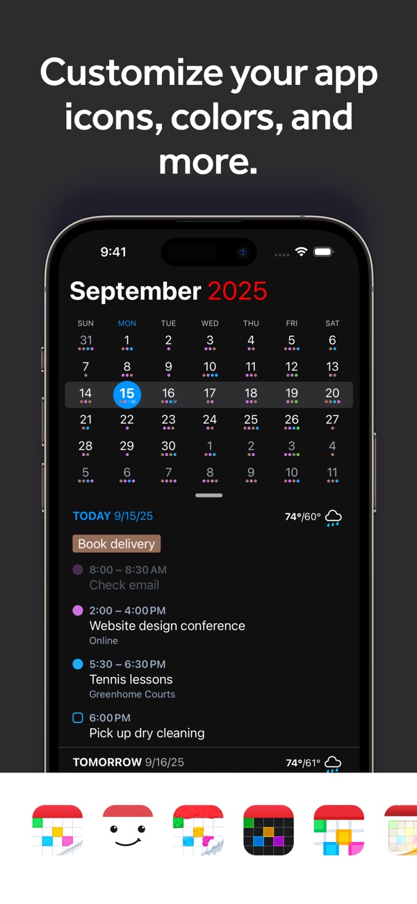 Fantastical Calendar iPhone screenshot 8