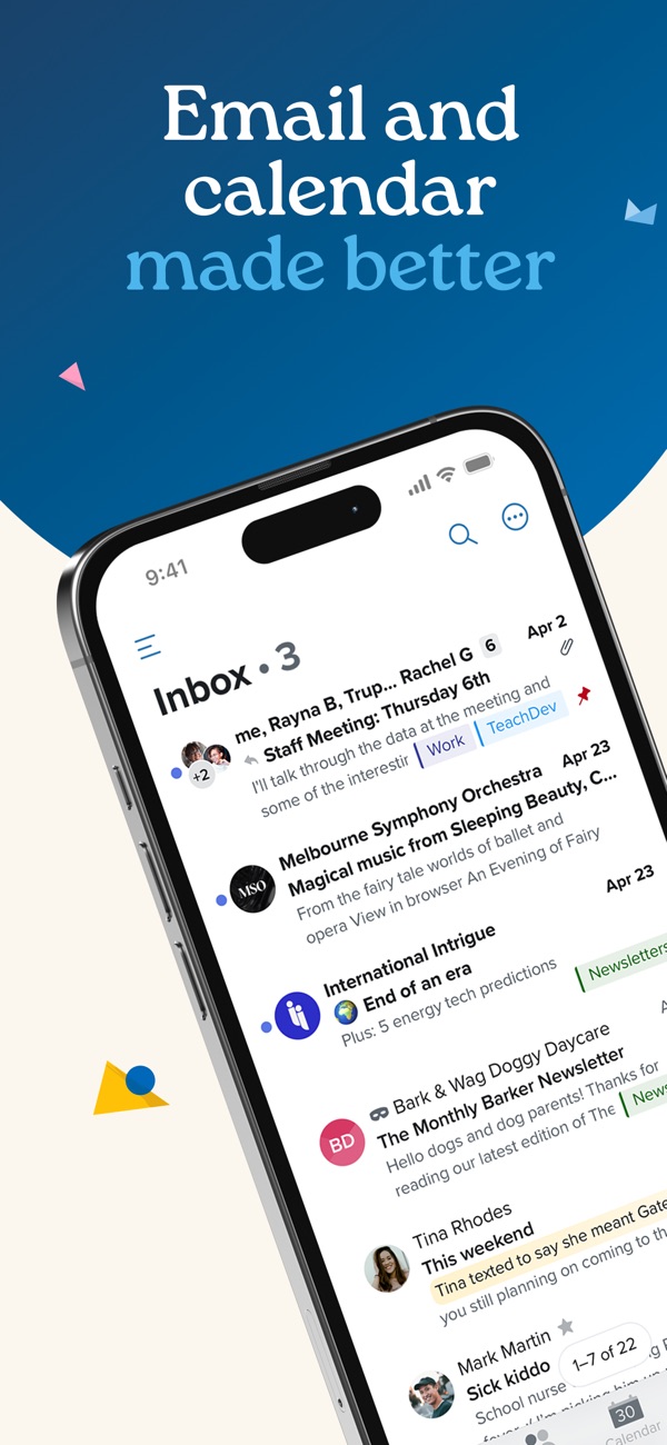 Fastmail iPhone screenshot 1