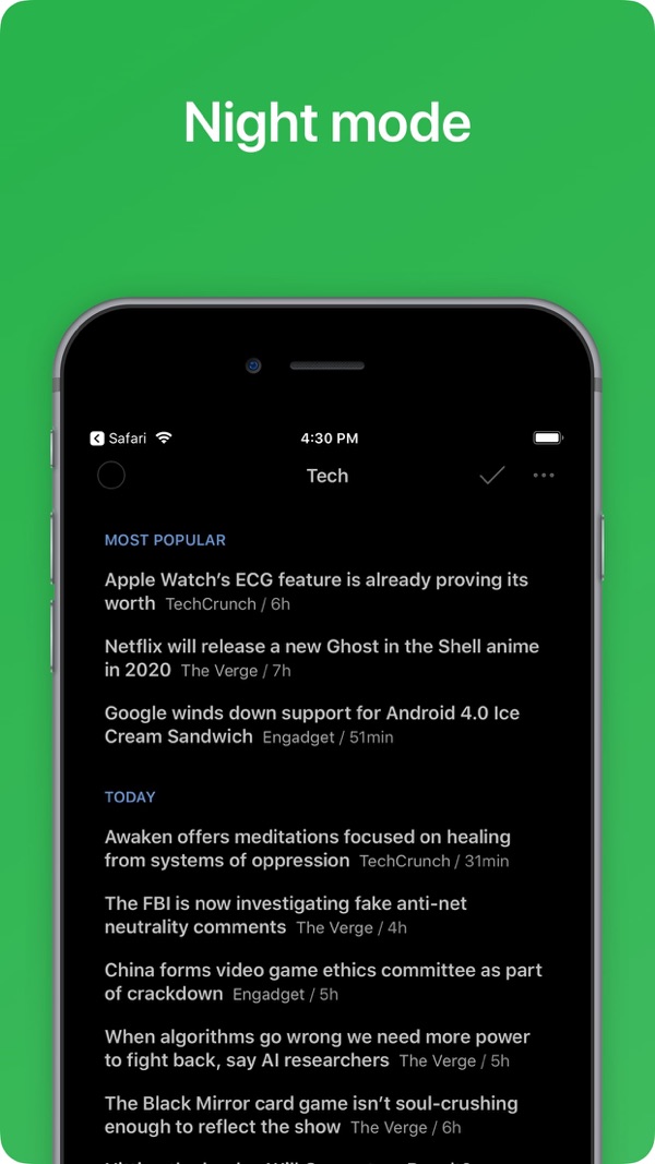 Feedly iPhone screenshot 6