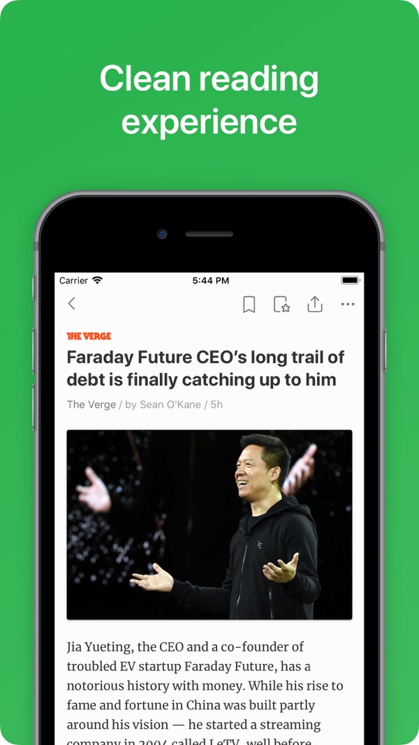 Feedly iPhone screenshot 4