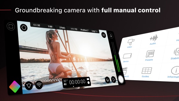 Filmic Pro－Video Camera iPhone screenshot 1