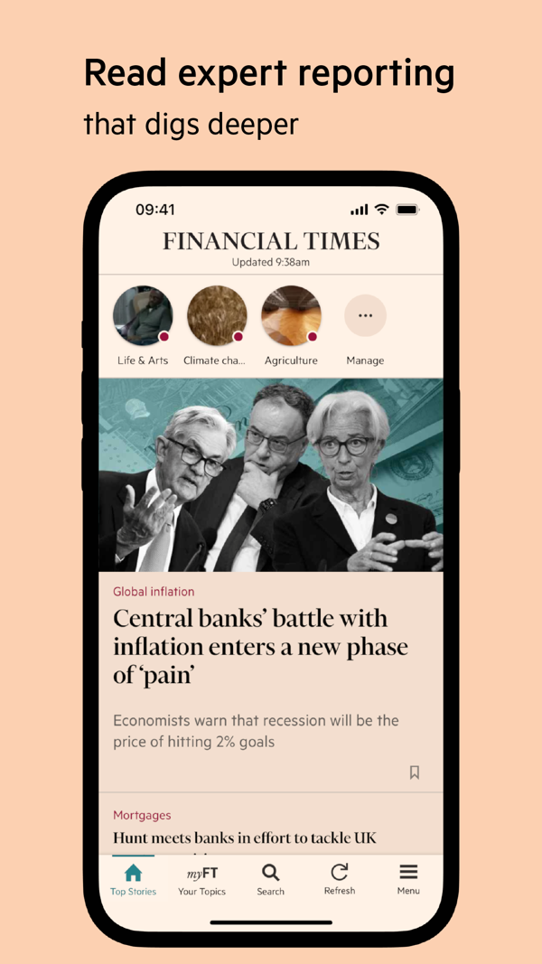 Financial Times iPhone screenshot 2