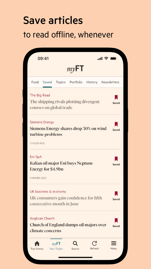Financial Times iPhone screenshot 8