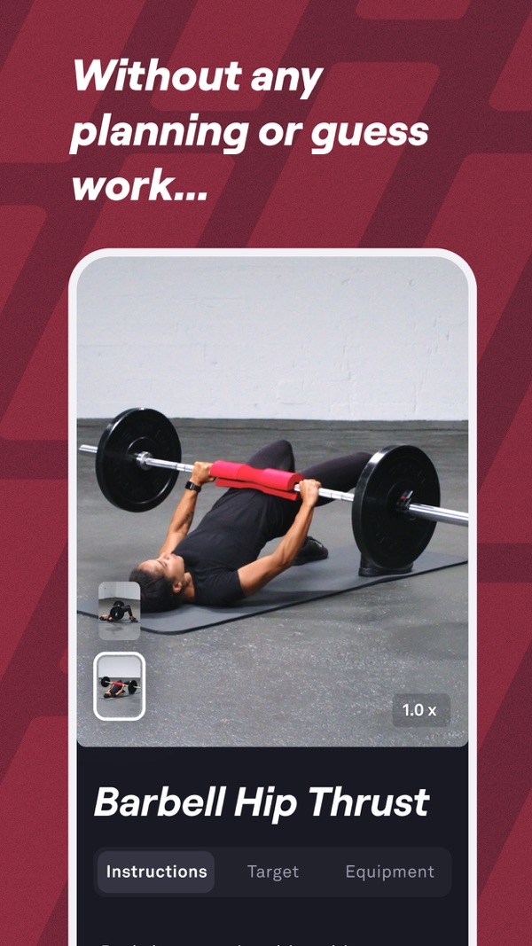Fitbod iPhone screenshot 8
