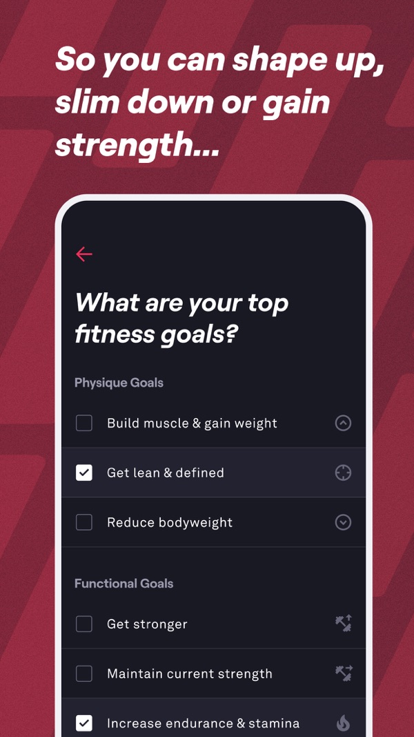 Fitbod iPhone screenshot 7