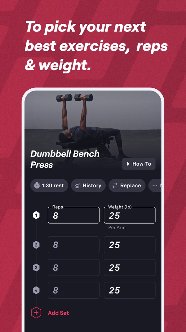 Fitbod iPhone screenshot 4