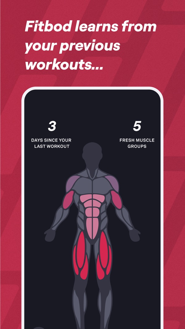Fitbod iPhone screenshot 3