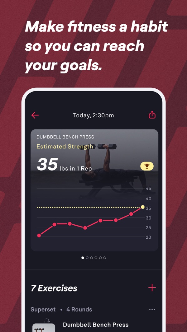 Fitbod iPhone screenshot 10