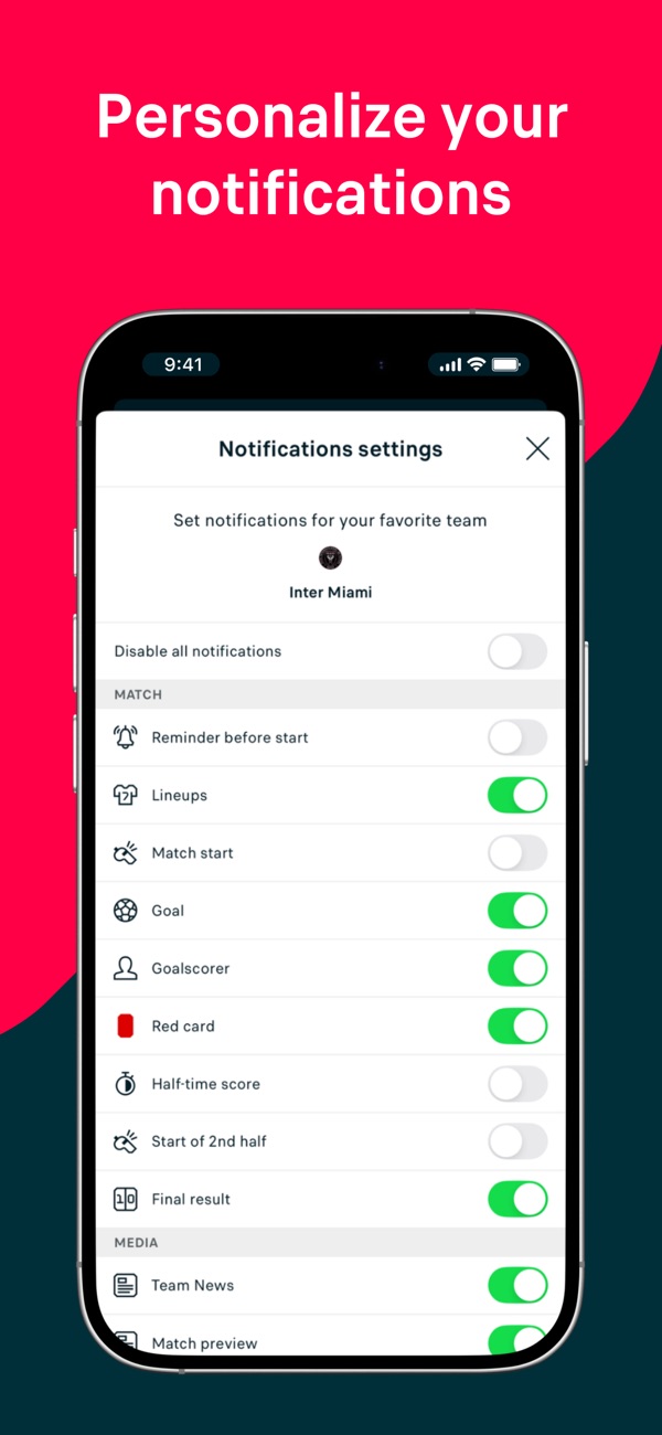 Flashscore iPhone screenshot 8