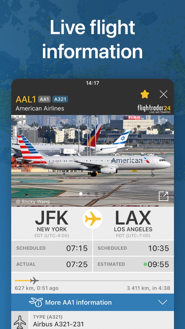 Flightradar24 iPhone screenshot 3