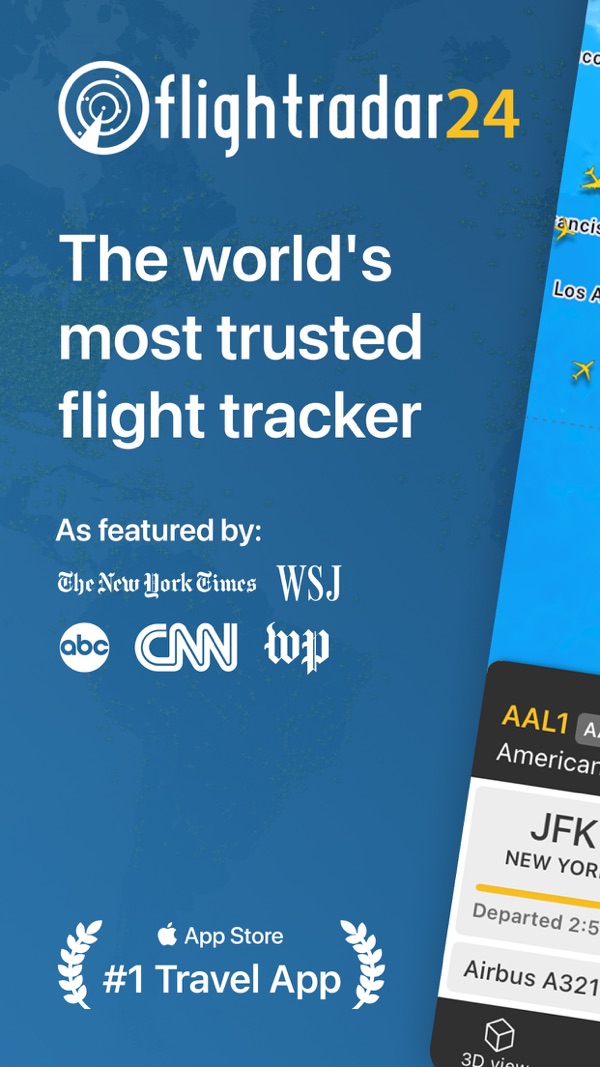 Flightradar24 iPhone screenshot 1